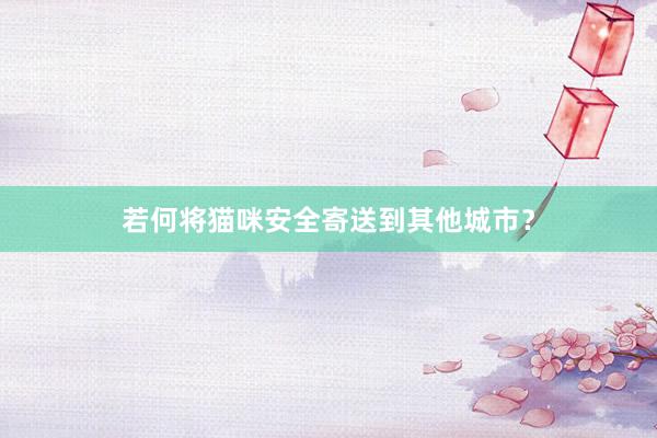 若何将猫咪安全寄送到其他城市？